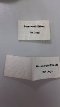 Baumwoll-Etikett